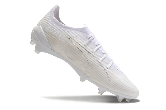 Puma Future Z Chaussures de football blanc argent terrain ferme 2