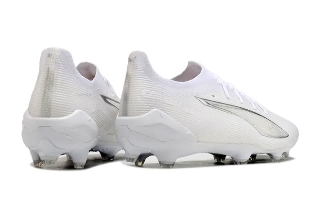 Puma Future Z Chaussures de football blanc argent terrain ferme 5