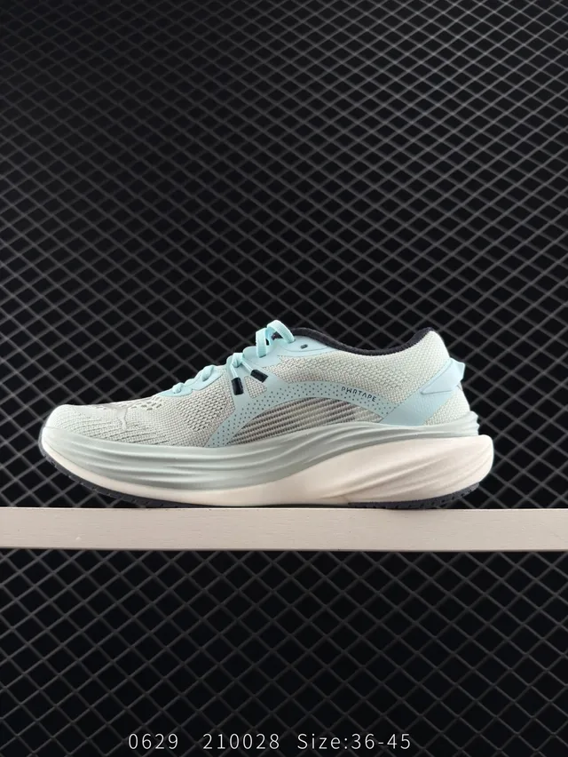 Puma Nitro Blue White Lightweight Mesh Upper Thick Foam Midsole Running Shoes 4