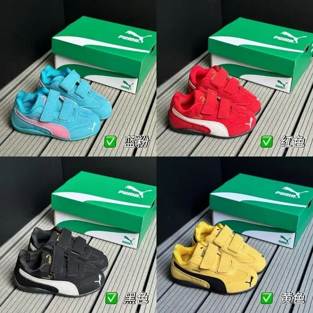 Puma Speedcat Chaussures Lifestyle pour Enfants Bleu et Rose 2