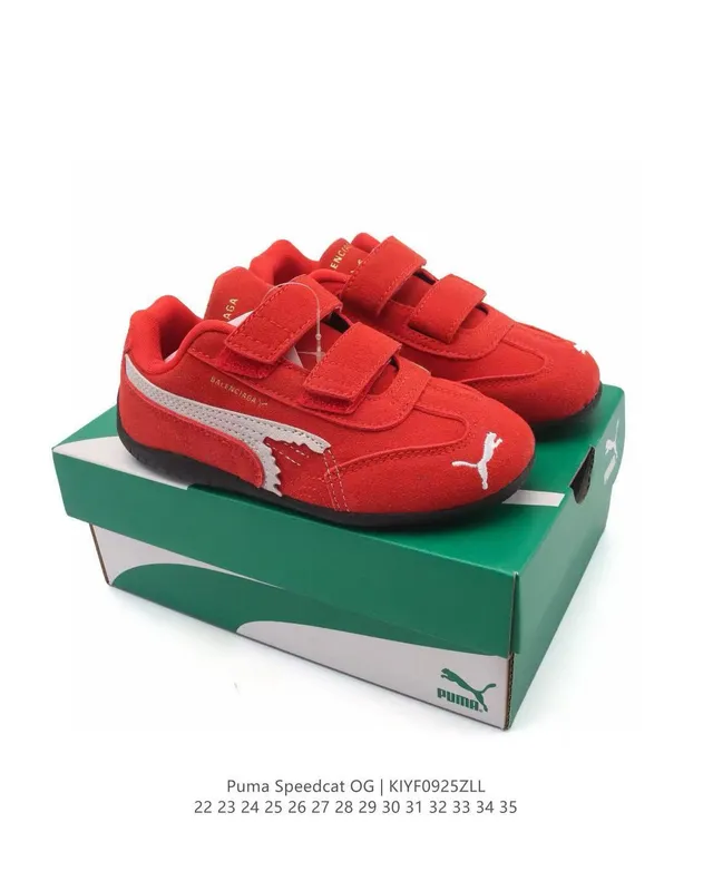 Puma Speedcat OG Balenciaga Red sneakers lifestyle 6