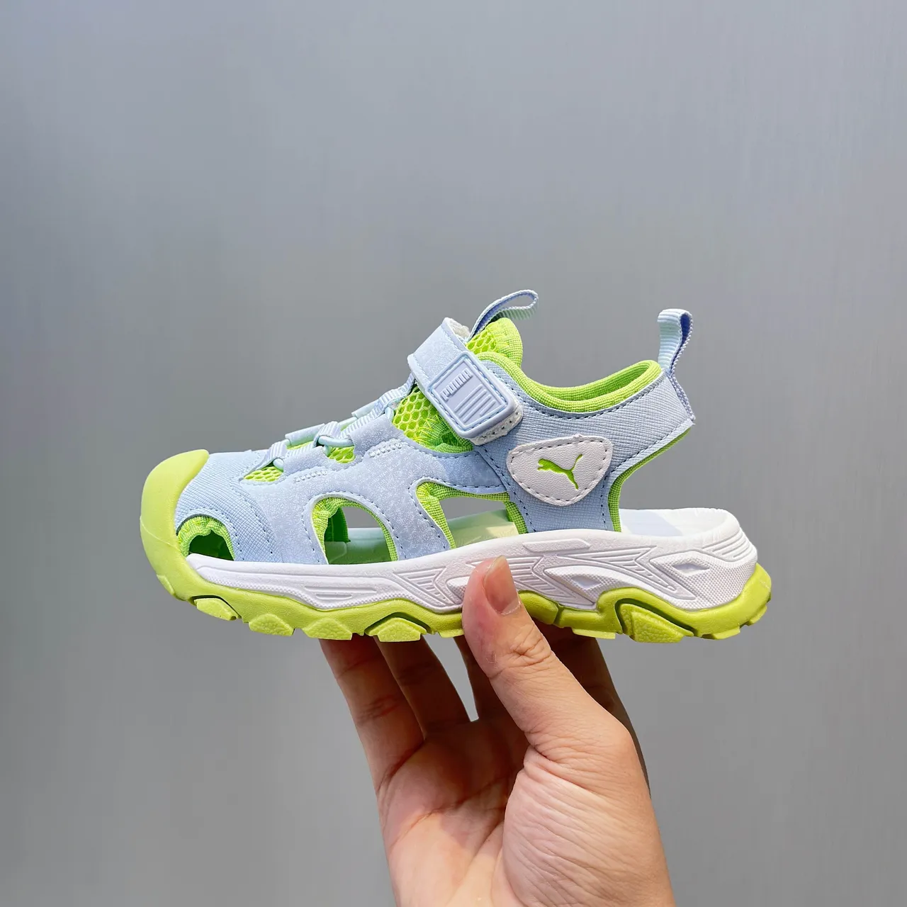 Puma Trail Cat Sandales Casuales Noires pour Enfants 5