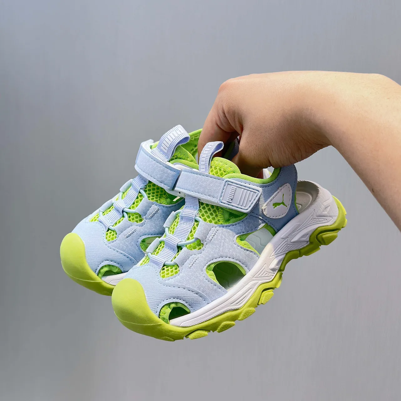 Puma Trail Cat Sandales Casuales Noires pour Enfants 10