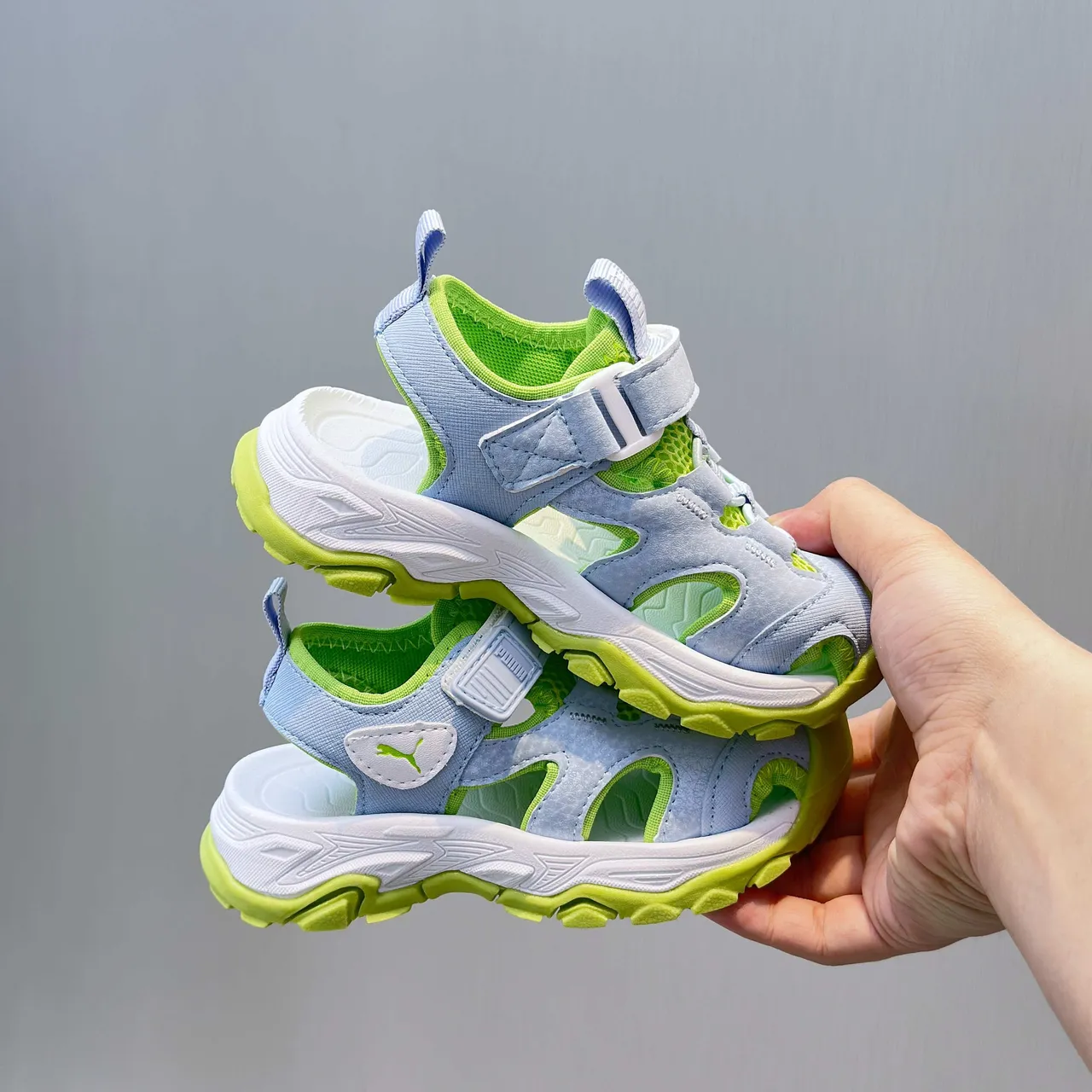 Puma Trail Cat Sandales Casuales Noires pour Enfants 11