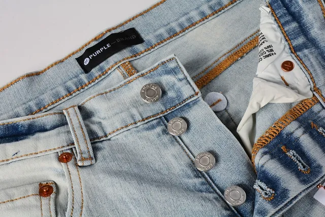 Purple Brand Distressed Paint-Splatter Slim-Fit Jeans 9