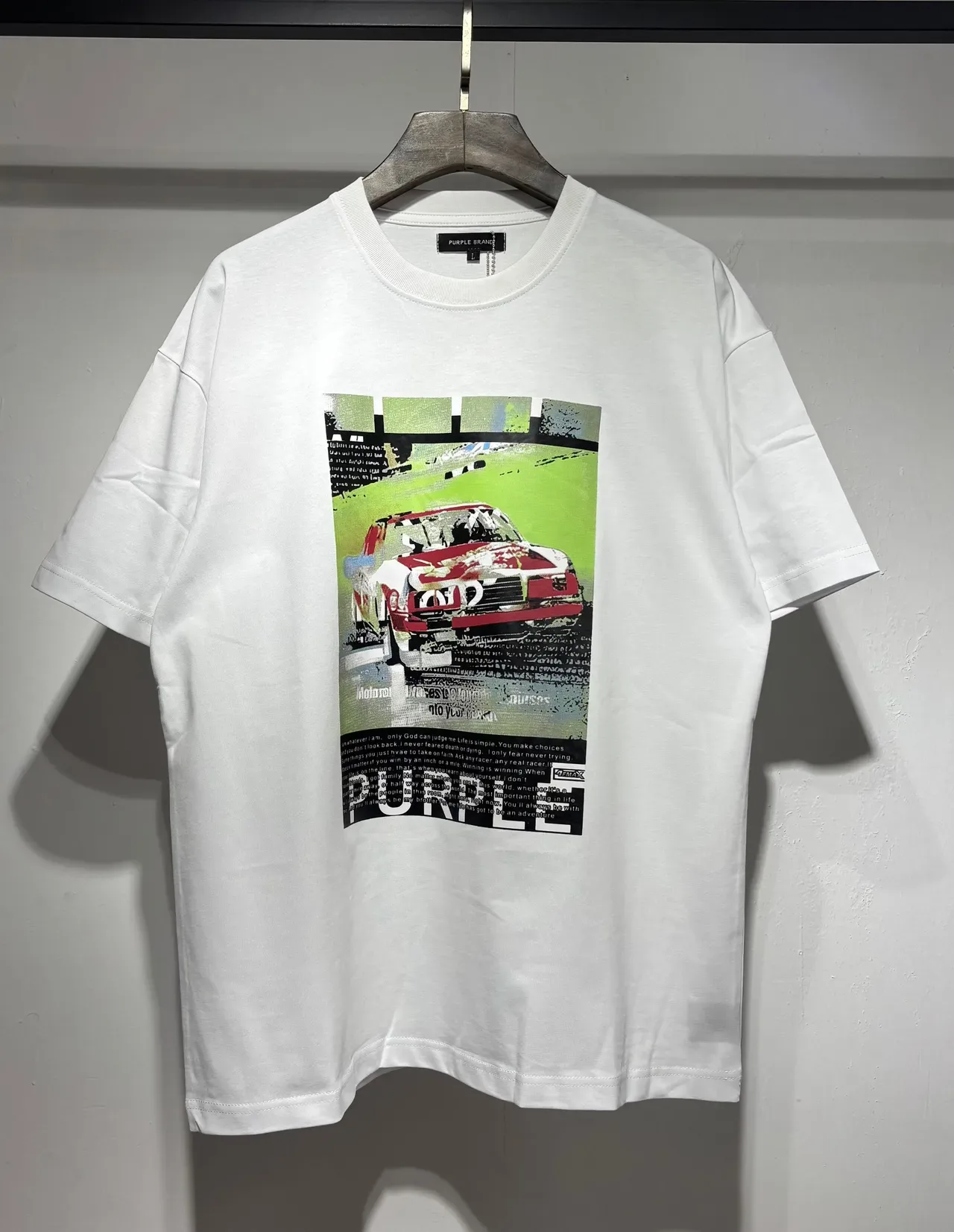 Purple Brand Oversized Graphic Print T-Shirt 2