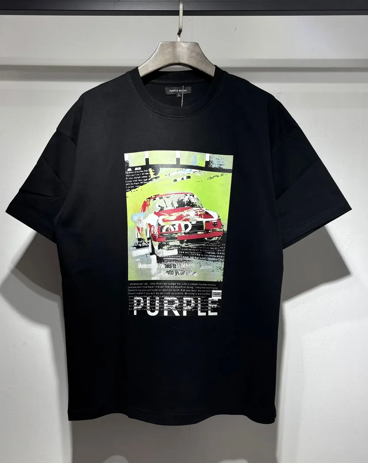 Purple Brand Oversized Graphic Print T-Shirt 3
