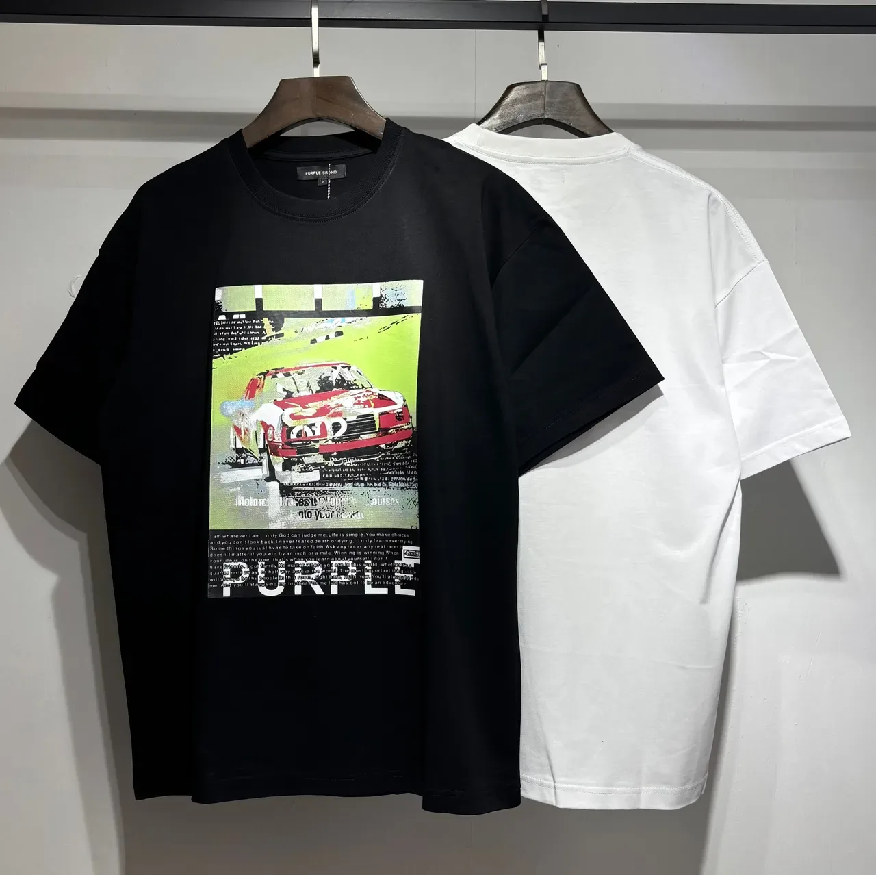 Purple Brand Oversized Graphic Print T-Shirt 4