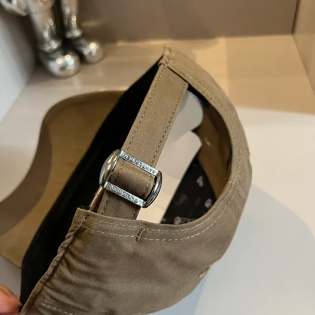 Saint Laurent YSL Monogram Olive Baseball Cap 5