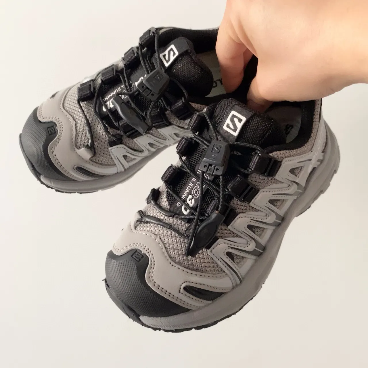 Salomon XT-4 Gray and Black Lifestyle Sneakers 8