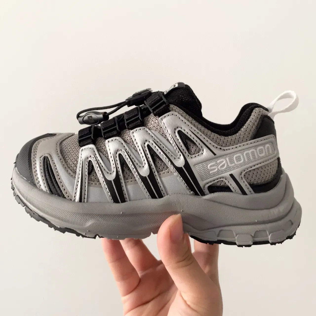 Salomon XT-4 Gray and Black Lifestyle Sneakers 10