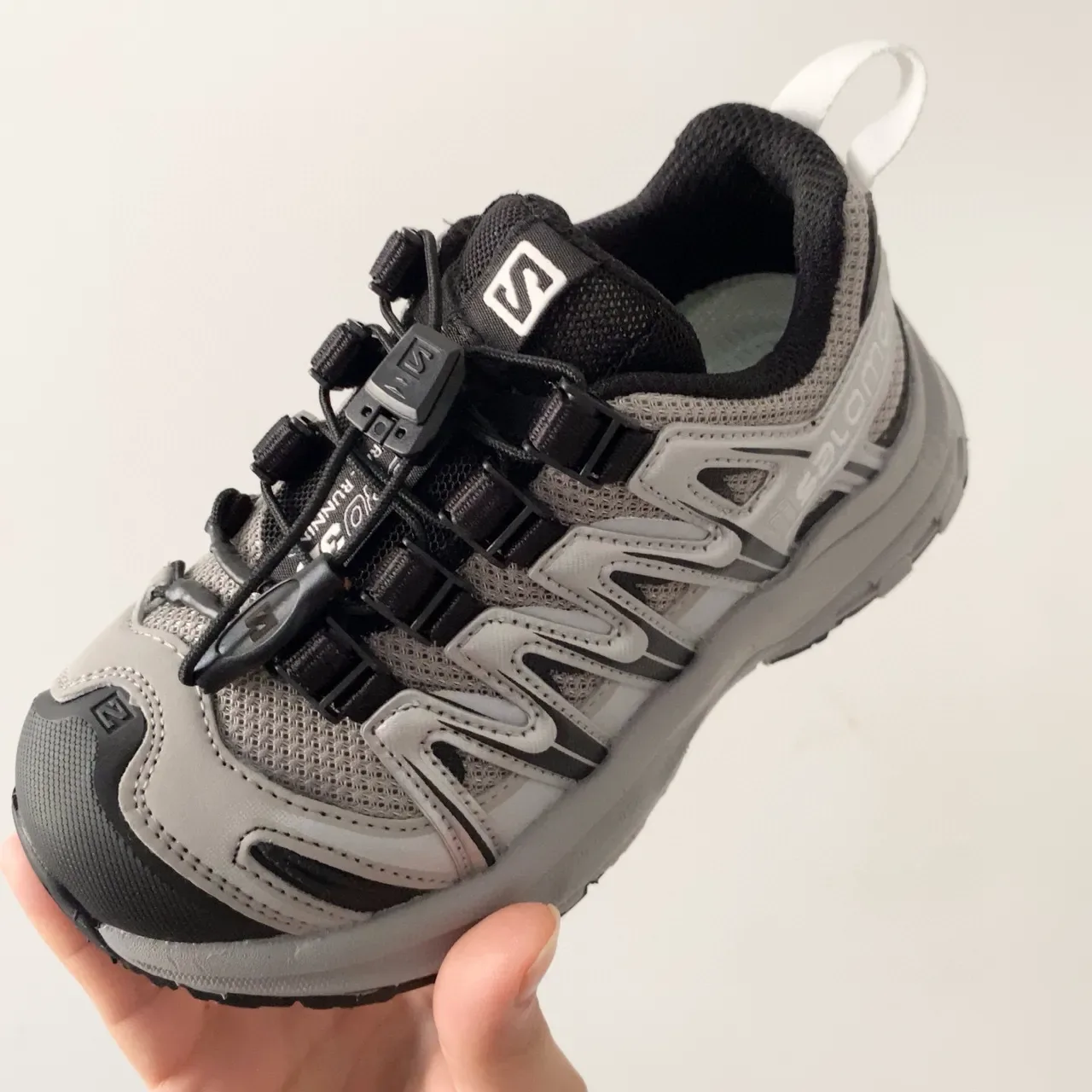 Salomon XT-4 Gray and Black Lifestyle Sneakers 12