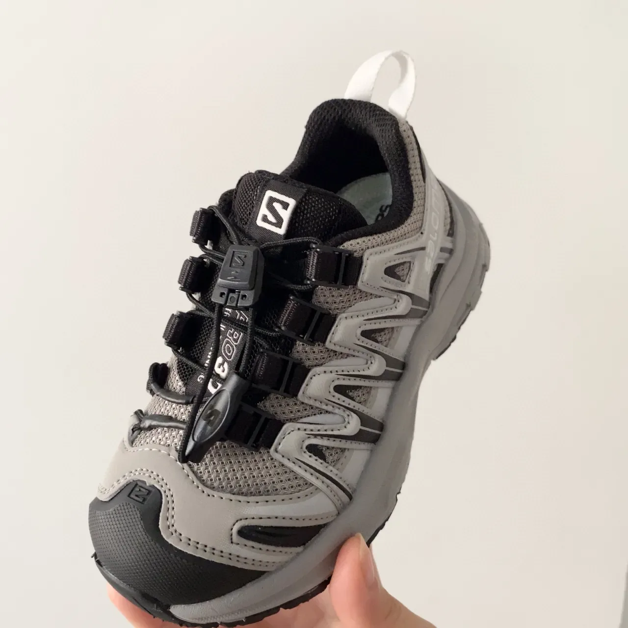 Salomon XT-4 Gray and Black Lifestyle Sneakers 13