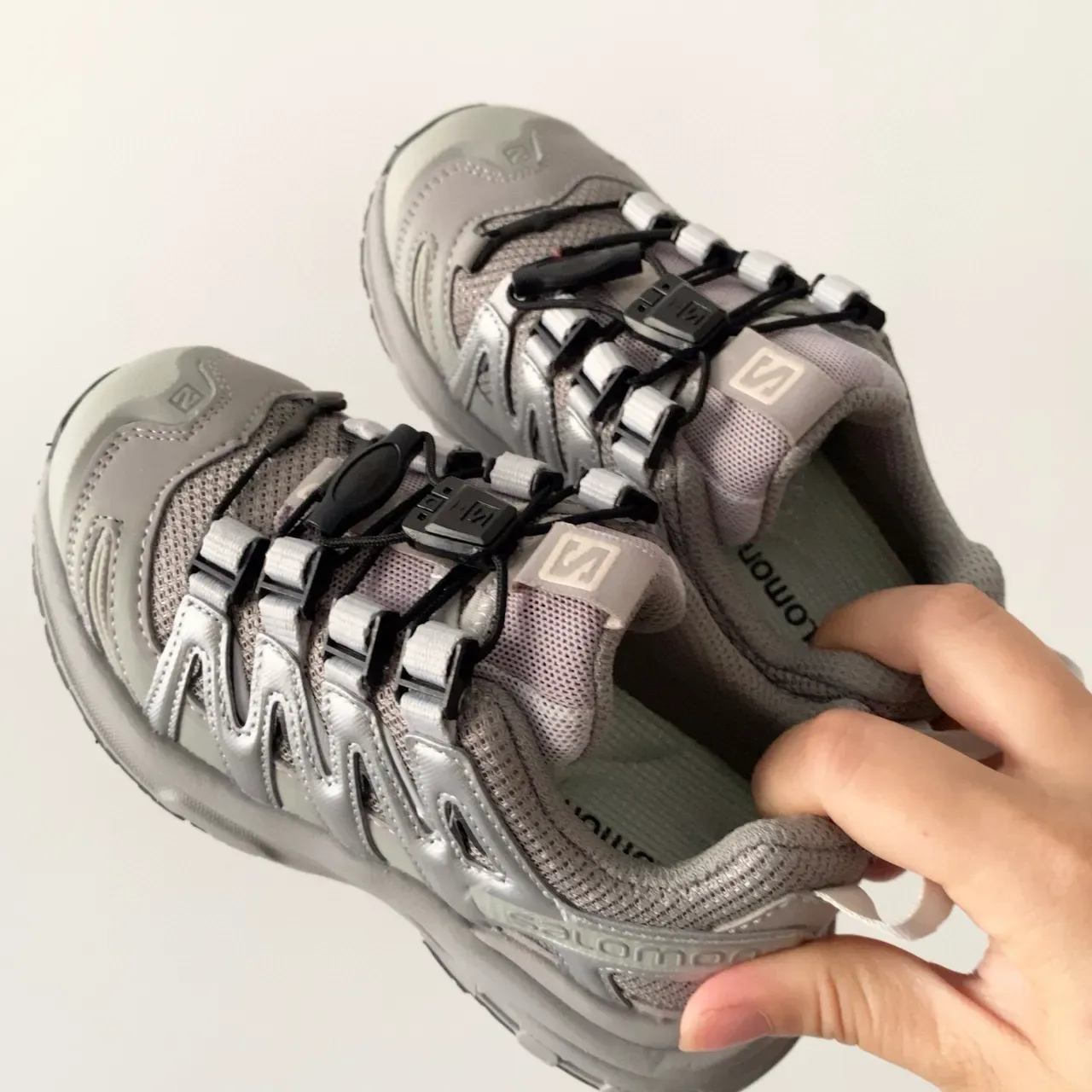 Salomon XT-4 Gray and Black Lifestyle Sneakers 24