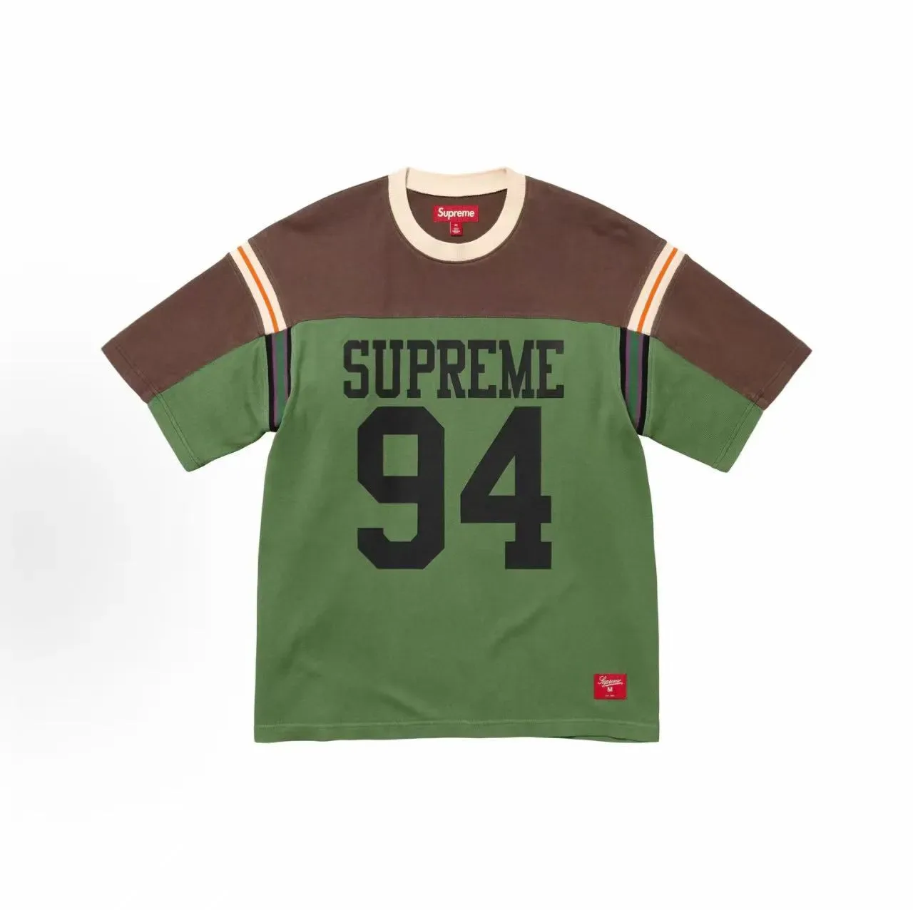 Supreme Black Gold Football Screen-Printed Front Graphic Jersey 3