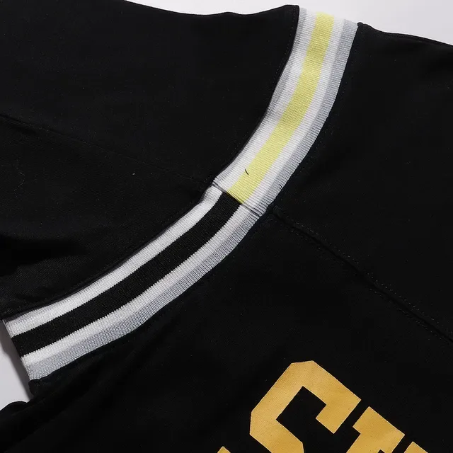 Supreme Black Gold Football Screen-Printed Front Graphic Jersey 12