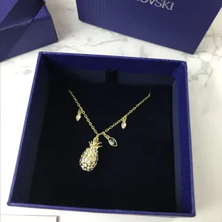 Swarovski Pineapple Crystal Pendant Necklace