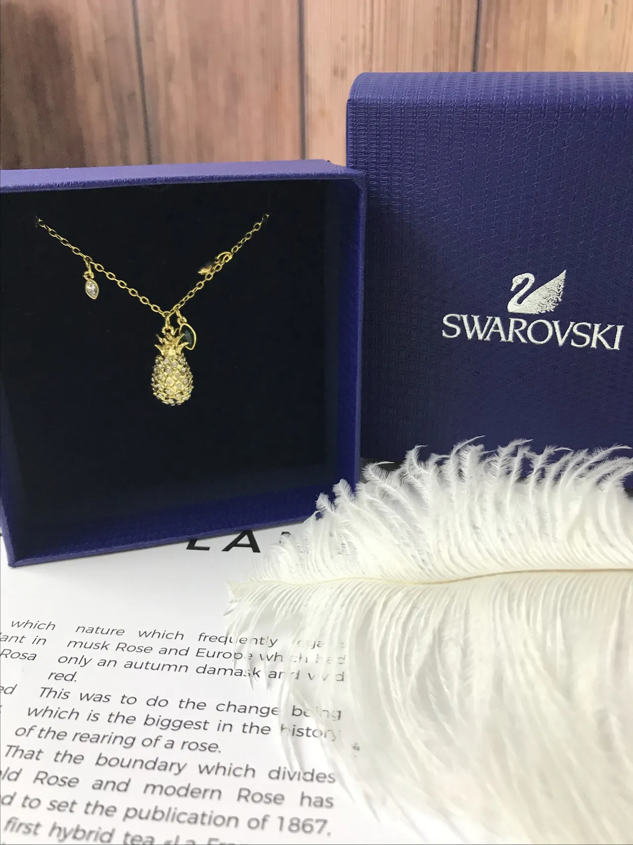 Swarovski Pendentif Cristal d'Ananas Collier 3
