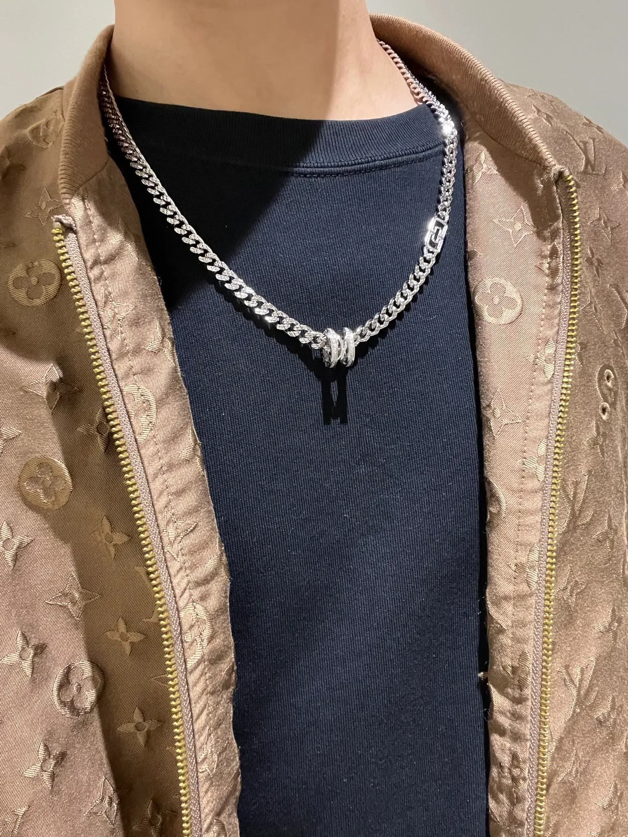 Tiffany & Co. HardWear Pavé diamant Curb-Link collier 2
