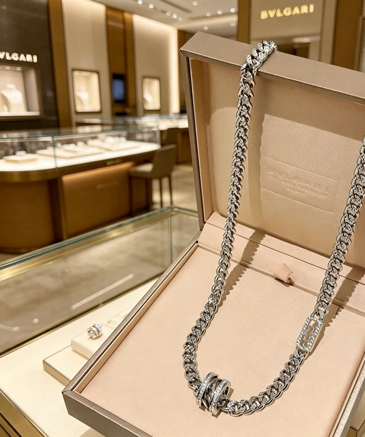 Tiffany & Co. HardWear Pavé diamant Curb-Link collier 6