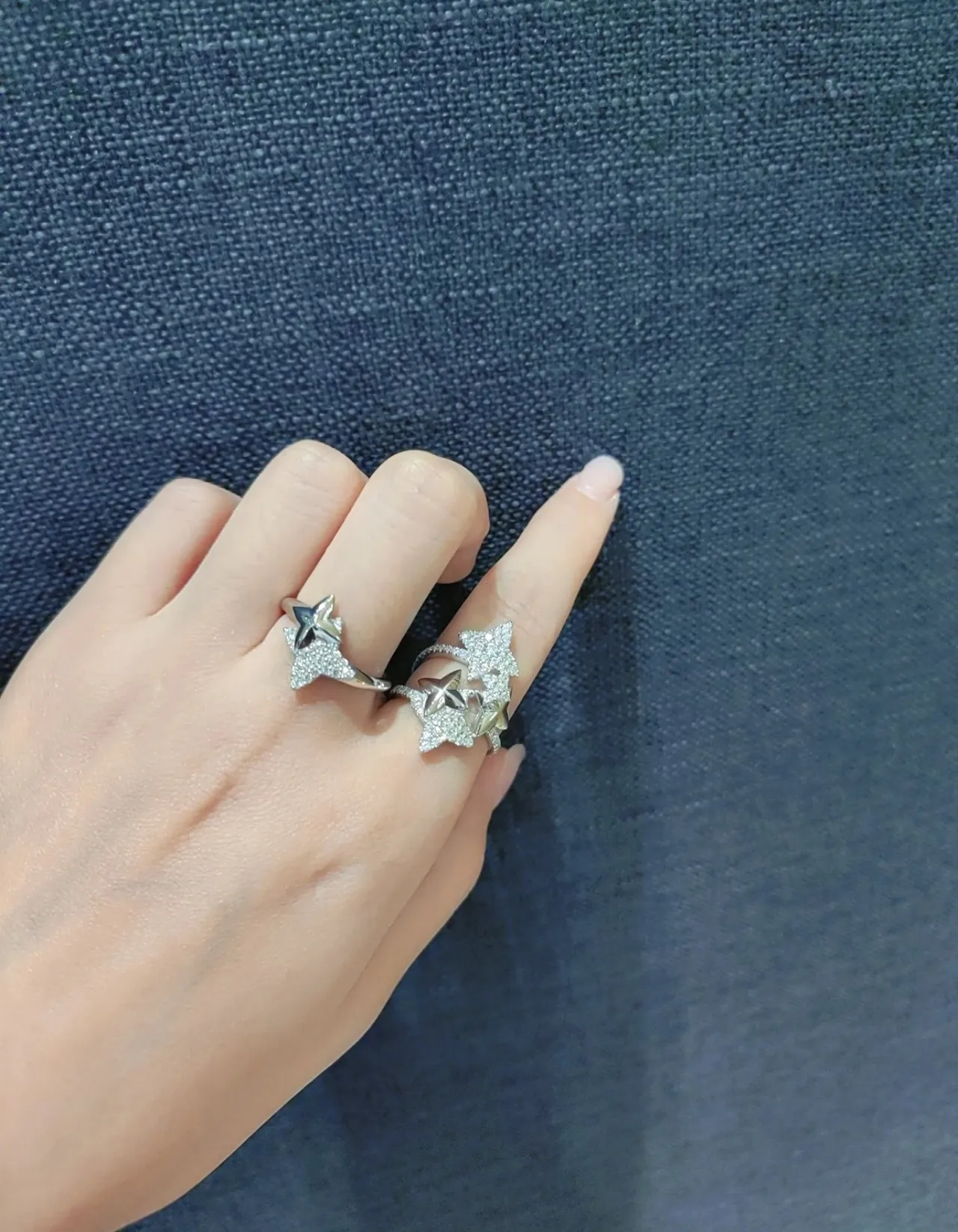 Tiffany & Co. Starburst Pavé Stacking Ring 4
