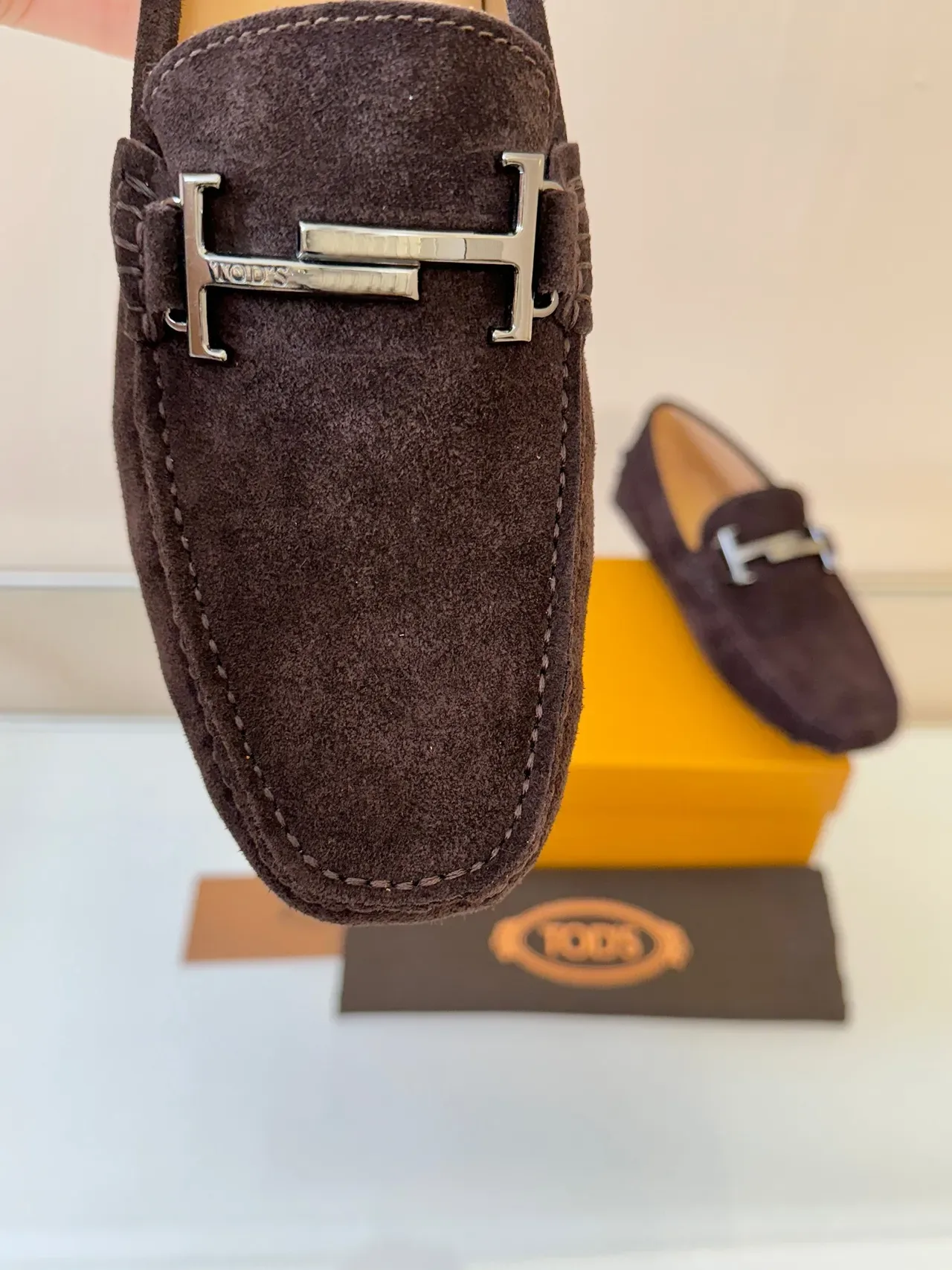 Tod's Gommino H-Bar Mocassins Ante Marrom 3