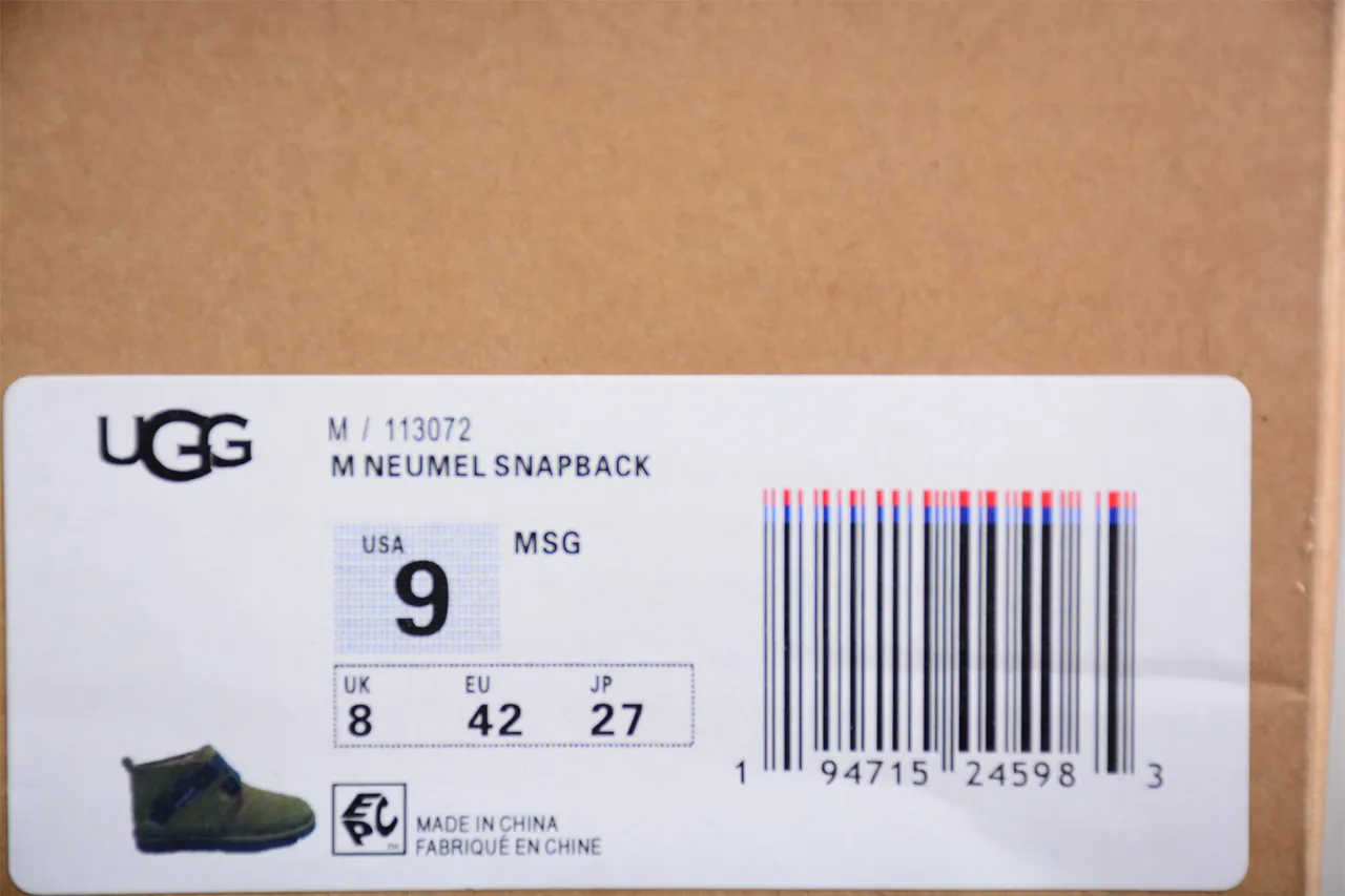 UGG Army Green Black Olive Suede Upper Adjustable Webbing Straps Ankle Boots 2
