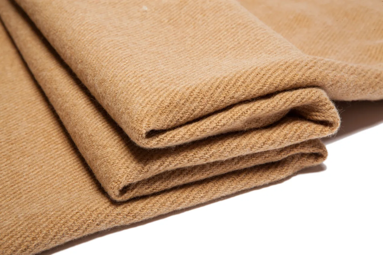 UGG Beige Woven Fringed Cashmere Scarf 10