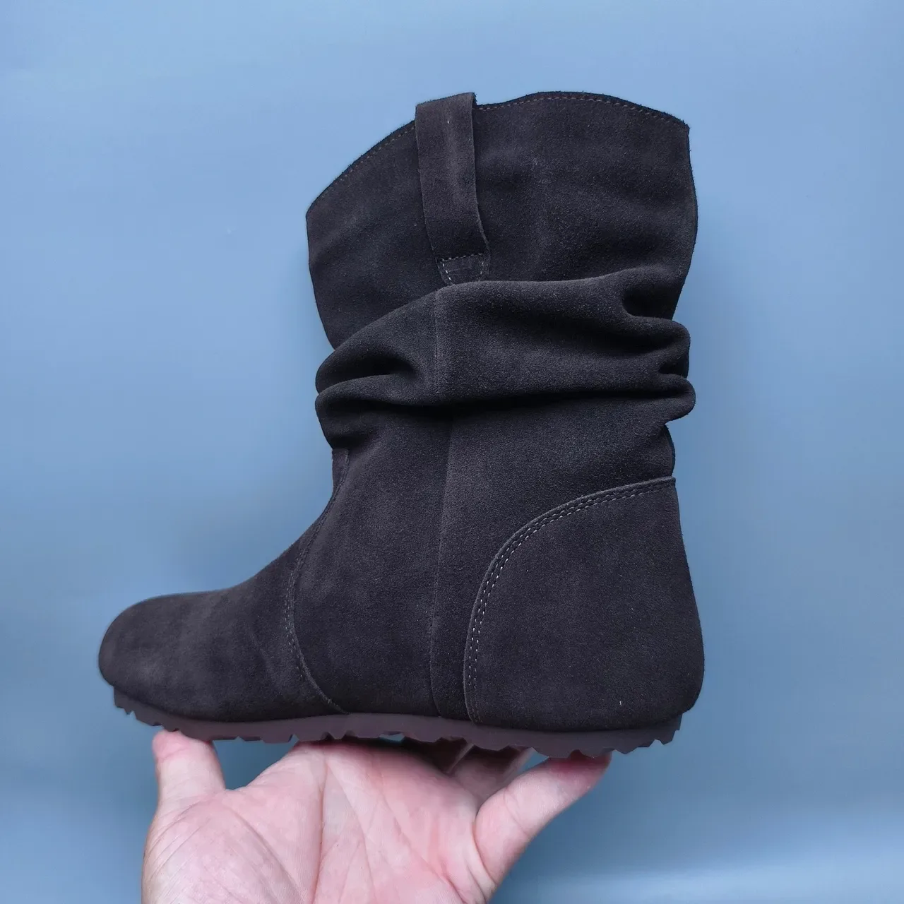 UGG Black Slouchy Fold-Down Shaft Ankle Boots 4