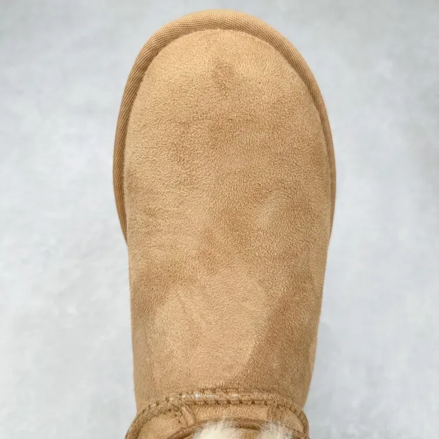UGG Brown Beige Suede Upper Shearling-Lined Snow Boots 4