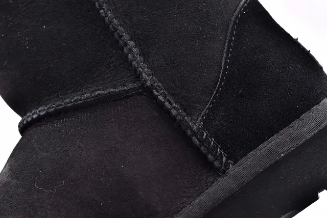 UGG Classic Short Black Snow Boots 4