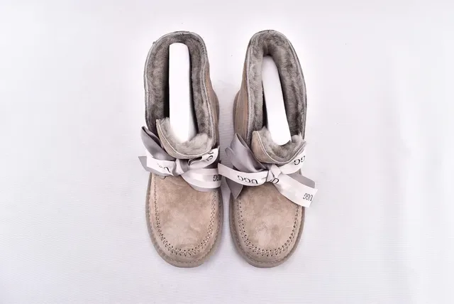 UGG Mini Bailey Button Bling Stone Suede Ankle Boots 3