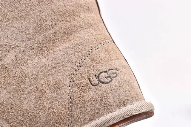 UGG Mini Bailey Button Bling Stone Suede Ankle Boots 4