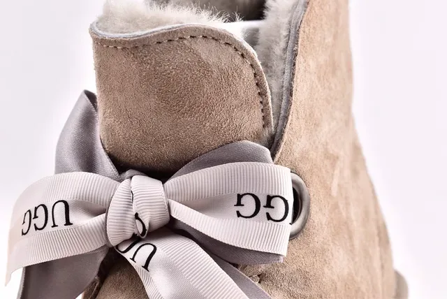 UGG Mini Bailey Button Bling Stone Suede Ankle Boots 5