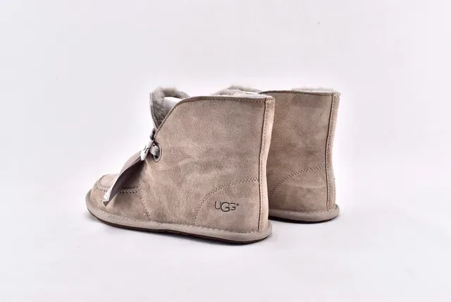 UGG Mini Bailey Button Bling Stone Suede Ankle Boots 14