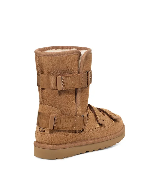 UGG Multi-Strap Buckle Tan Snow Boots 4