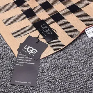 UGG Plaid Woven Cashmere Scarf