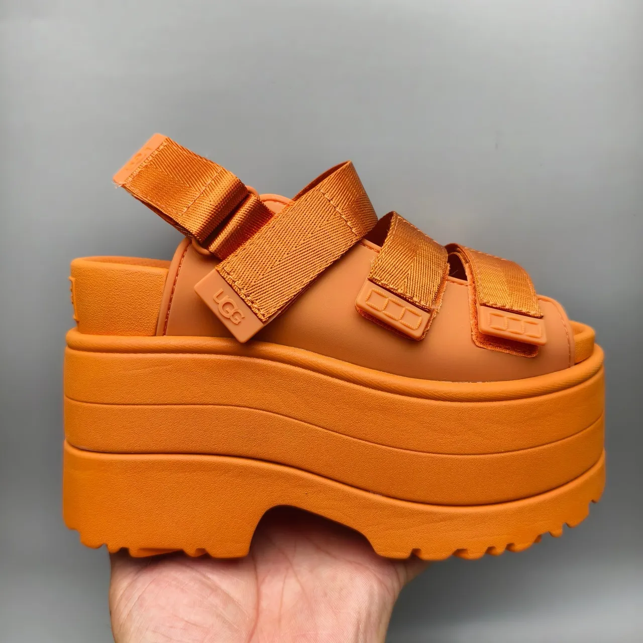 UGG Platform Sandal Orange Casual Sandals 2