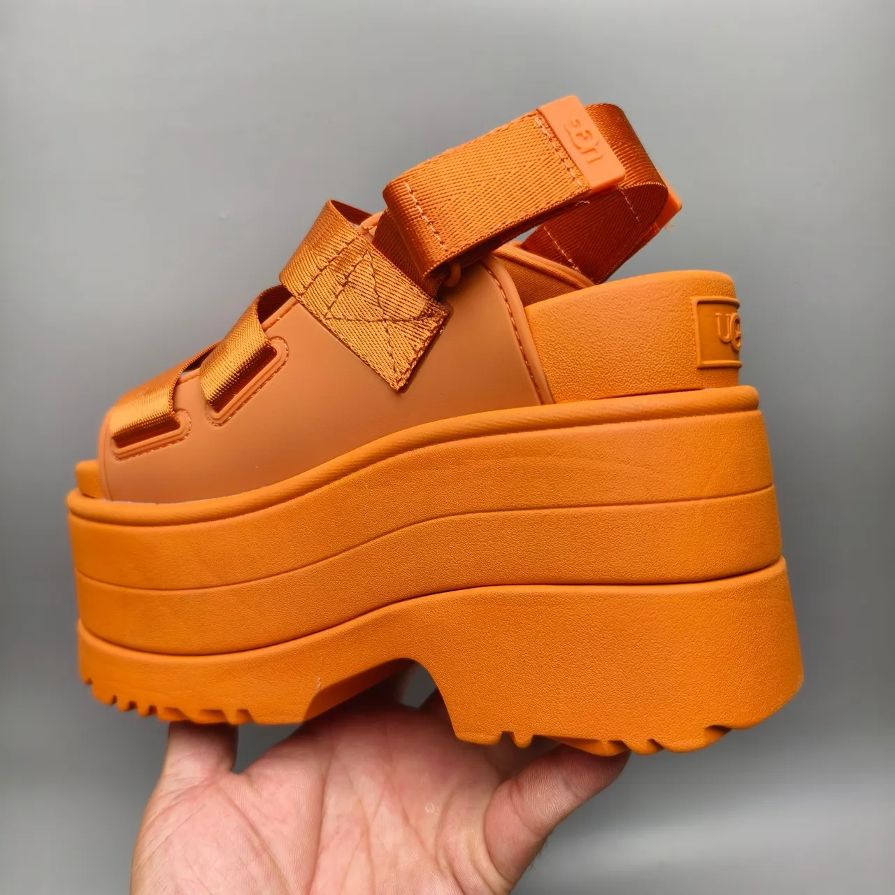 UGG Platform Sandal Orange Casual Sandals 4