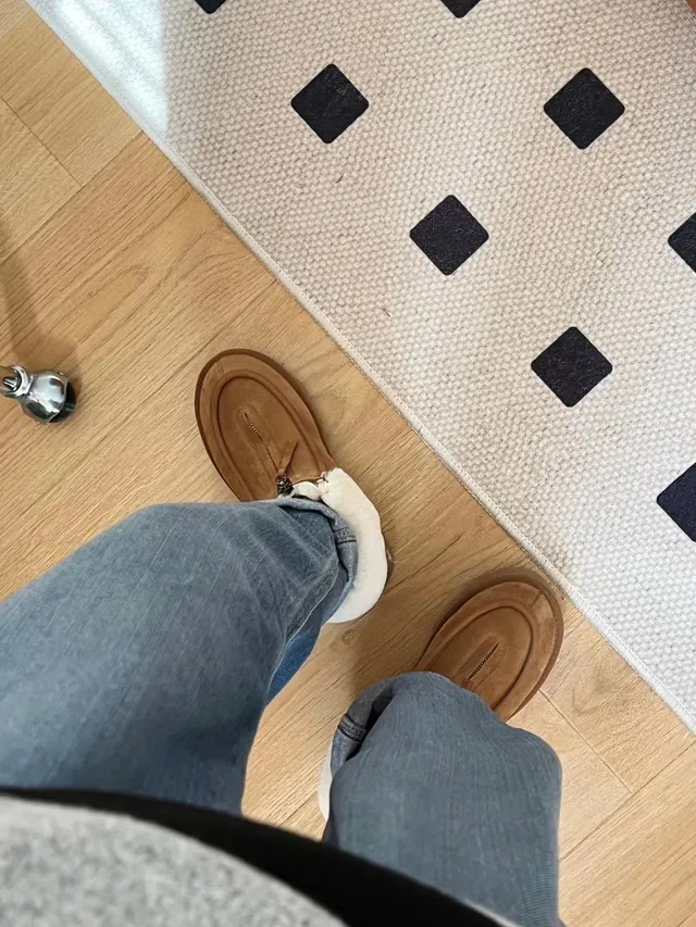 UGG Slip-On Platform Suede Shearling-Lined Snow Boots 3