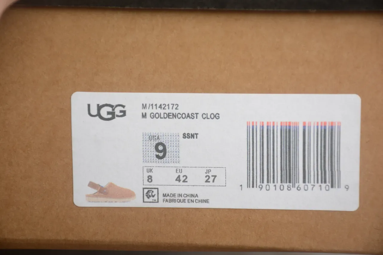 UGG Tasman Beige White Suede Upper Layered Crepe-Style Sole Casual Shoes 12