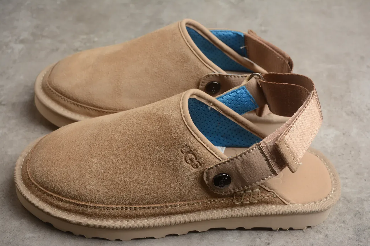 UGG Tasman Beige White Suede Upper Layered Crepe-Style Sole Casual Shoes 18