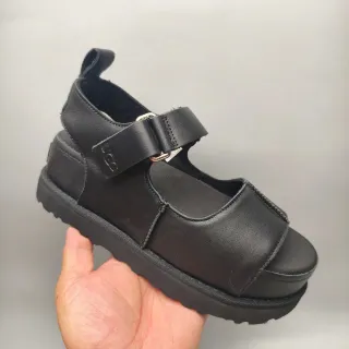 UGG Tasman Black Platform Mary Jane Shoes