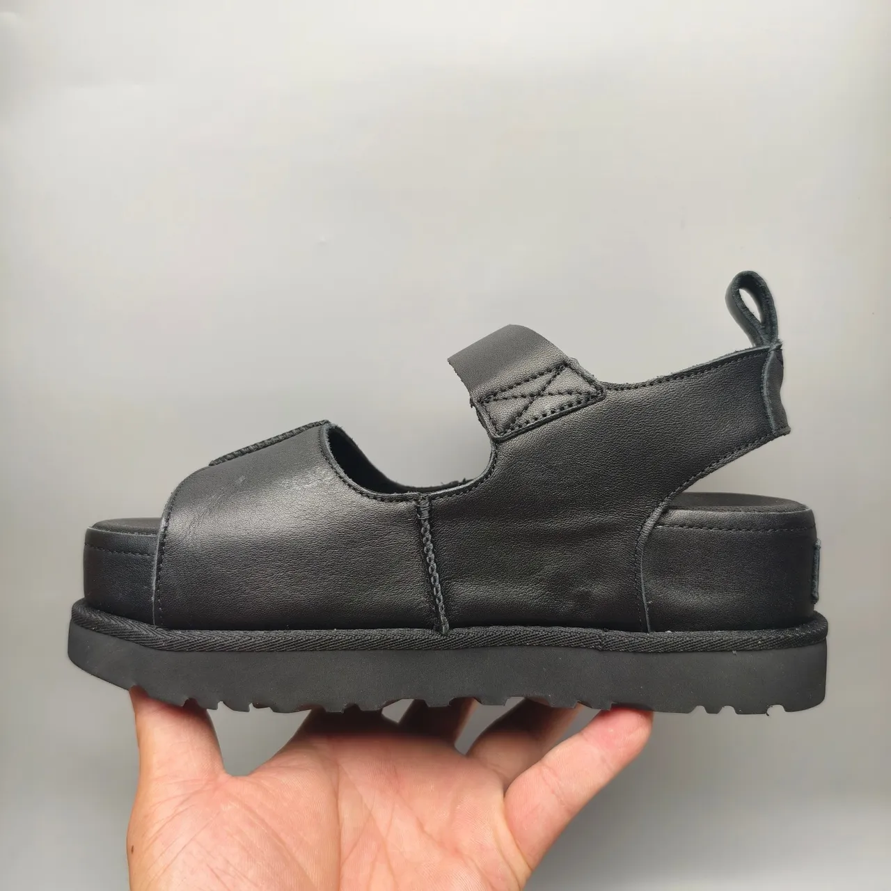 UGG Tasman Black Platform Mary Jane Shoes 7