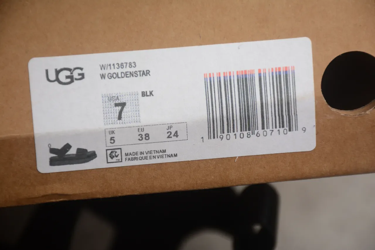 UGG Tasman Black Suede Platform Casual Sandals 11