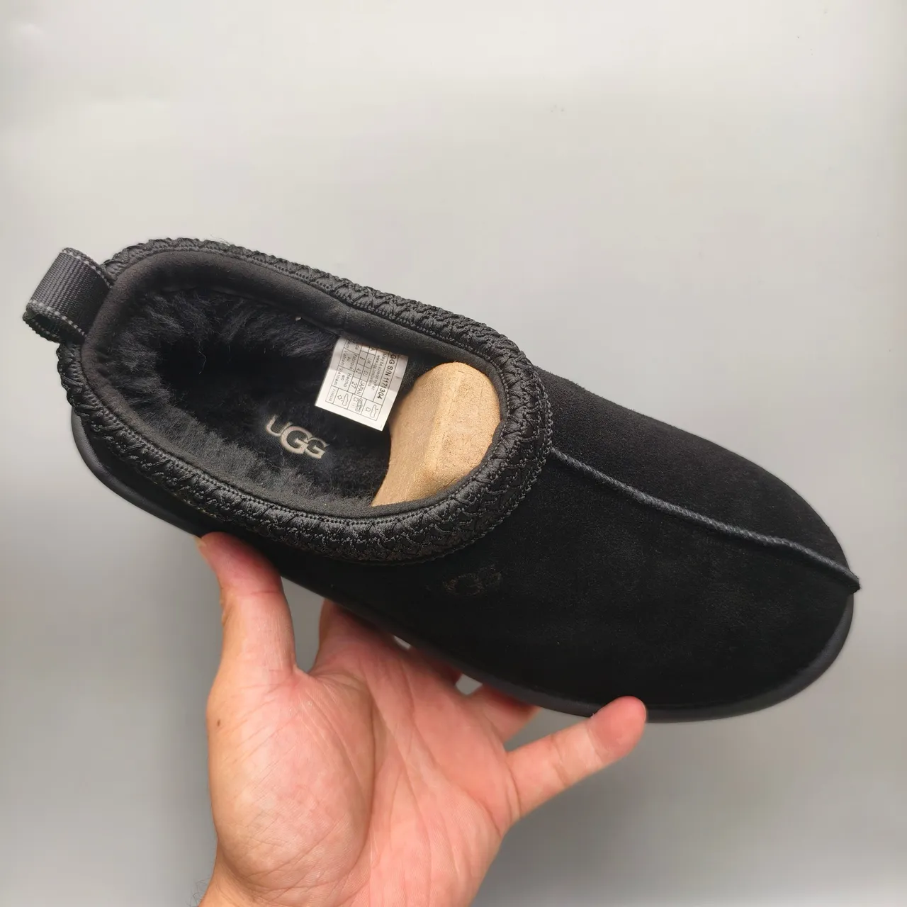 UGG Tasman Preto Amarelo Camurça Superior Trançado Tricot Colar Sapatos Casuais 3