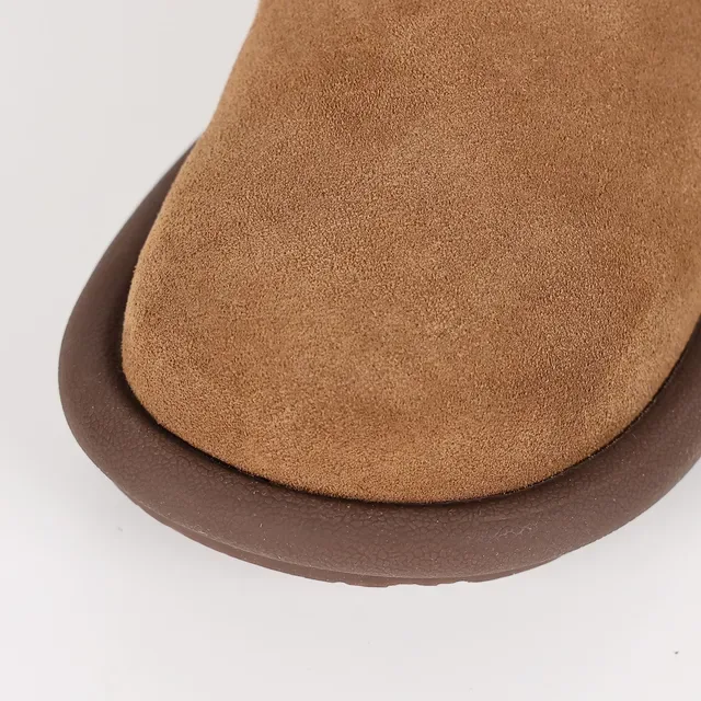 Botines UGG Tasman marron beige daim avec forro agneau 5