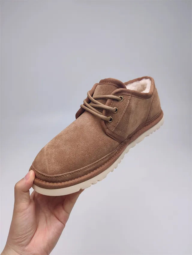UGG Tasman Chestnut Suede Shearling-Lined Snow Boots 3