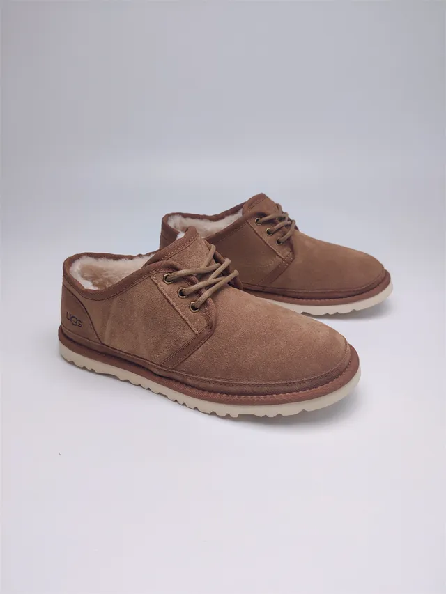 UGG Tasman Chestnut Suede Shearling-Lined Snow Boots 4