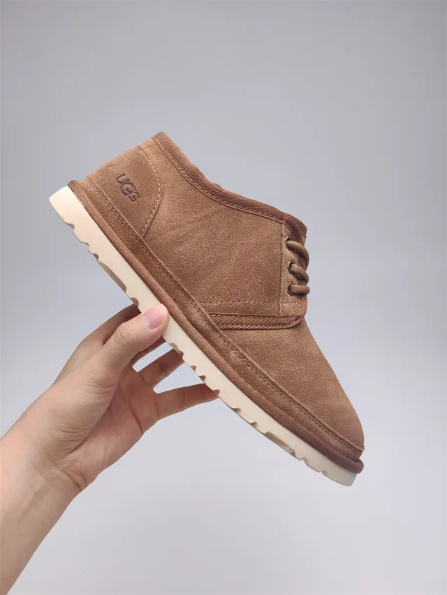 UGG Tasman Chestnut Suede Shearling-Lined Snow Boots 7